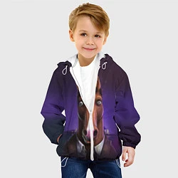 Куртка с капюшоном детская BoJack, цвет: 3D-белый — фото 2
