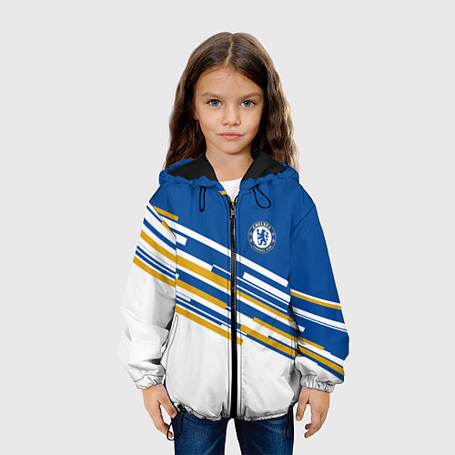 Детская куртка FC Chelsea: Colour Line / 3D-Черный – фото 3