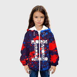 Куртка с капюшоном детская Яркиие Близнецы, цвет: 3D-белый — фото 2