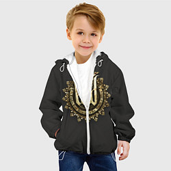Куртка с капюшоном детская Kingdom Come: Deliverance Logo, цвет: 3D-белый — фото 2