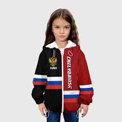 Куртка с капюшоном детская Chelyabinsk, Russia, цвет: 3D-белый — фото 2