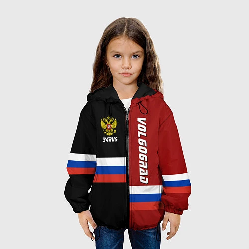 Детская куртка Volgograd, Russia / 3D-Черный – фото 3