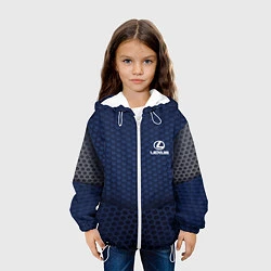 Куртка с капюшоном детская Lexus: Sport Motors, цвет: 3D-белый — фото 2