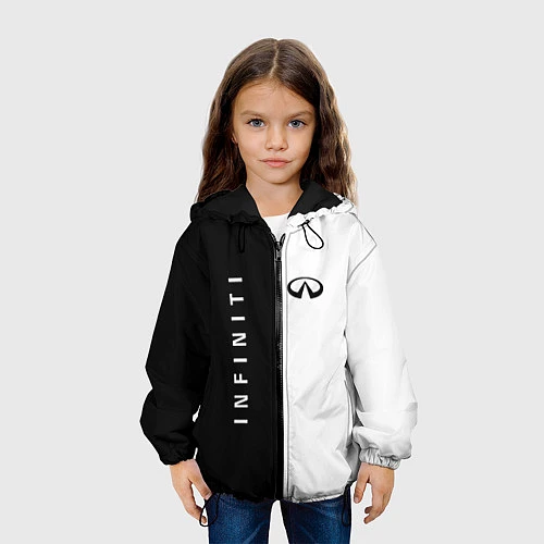 Детская куртка Infiniti: Black & White / 3D-Черный – фото 3