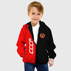Куртка с капюшоном детская СССР: Red Collection, цвет: 3D-черный — фото 2