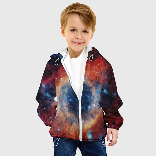 Детская куртка Взрыв к космосе / 3D-Белый – фото 4