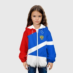 Куртка с капюшоном детская Russia: Light Sport, цвет: 3D-белый — фото 2