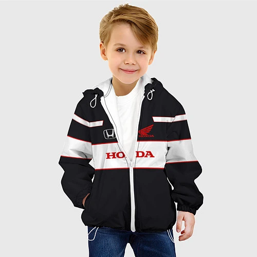 Детская куртка Honda Sport / 3D-Белый – фото 4