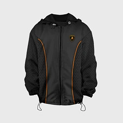 Куртка с капюшоном детская Lamborghini Style, цвет: 3D-черный