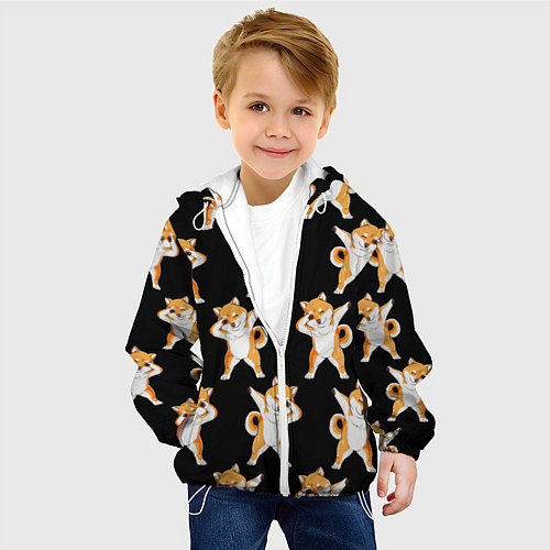 Детская куртка Foxes Dab / 3D-Белый – фото 4