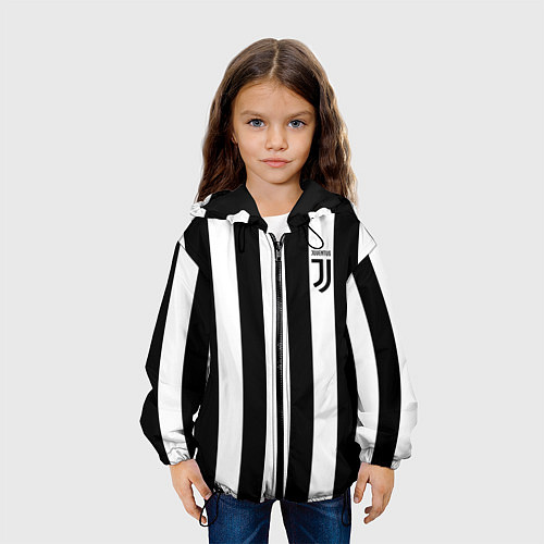 Детская куртка FC Juventus / 3D-Черный – фото 3