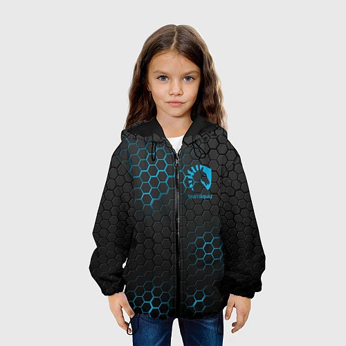 Детская куртка Team Liquid: Carbon Style / 3D-Черный – фото 3