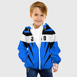Куртка с капюшоном детская Judo Fighter, цвет: 3D-белый — фото 2