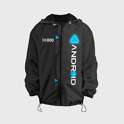 Куртка с капюшоном детская RK800 Android, цвет: 3D-черный