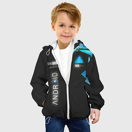 Детская куртка Detroit: Android RK800 / 3D-Белый – фото 4