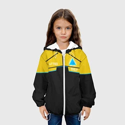 Куртка с капюшоном детская Detroit: AP700 Yellow & Black, цвет: 3D-белый — фото 2