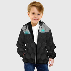 Куртка с капюшоном детская Detroit: RK800 Grey Style, цвет: 3D-черный — фото 2