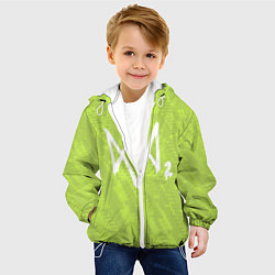 Куртка с капюшоном детская Watch Dogs 2: Green Back, цвет: 3D-белый — фото 2
