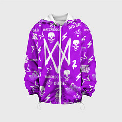 Детская куртка Watch Dogs 2: Violet Pattern