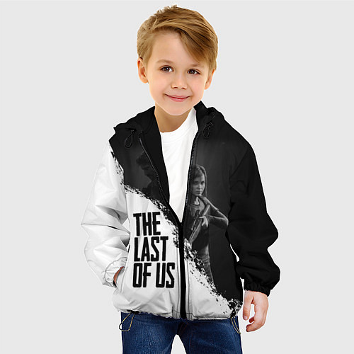 Детская куртка The Last of Us: White & Black / 3D-Черный – фото 4