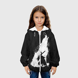 Куртка с капюшоном детская Dark Souls: Howling Wolf, цвет: 3D-белый — фото 2