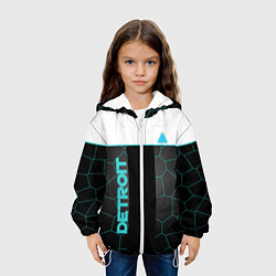 Куртка с капюшоном детская Detroit Human, цвет: 3D-белый — фото 2