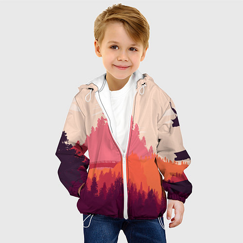 Детская куртка Firewatch City / 3D-Белый – фото 4