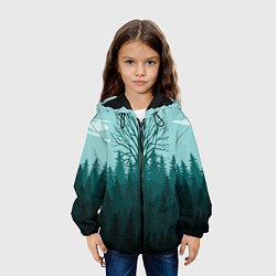 Куртка с капюшоном детская Firewatch Wood, цвет: 3D-черный — фото 2