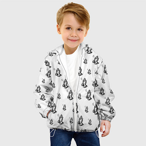 Детская куртка Drake - six / 3D-Белый – фото 4