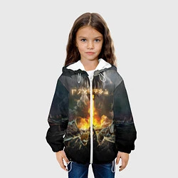 Куртка с капюшоном детская TES: Dragon Flame, цвет: 3D-белый — фото 2