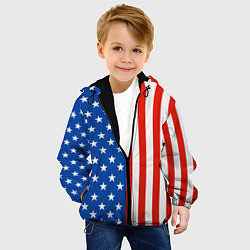 Куртка с капюшоном детская American Patriot, цвет: 3D-черный — фото 2