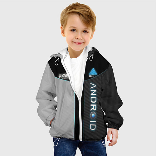 Детская куртка Detroit: Android RK900 / 3D-Белый – фото 4