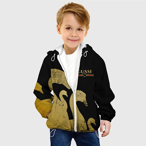 Детская куртка GUSSI: Gold Edition / 3D-Белый – фото 4