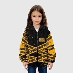 Куртка с капюшоном детская PUBG: Only Winner, цвет: 3D-черный — фото 2