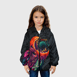 Куртка с капюшоном детская CS:GO Hyper Beast Original, цвет: 3D-черный — фото 2