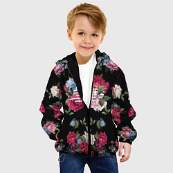 Куртка с капюшоном детская Big Bang: Flower Road, цвет: 3D-черный — фото 2