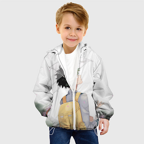 Детская куртка Дождь / 3D-Белый – фото 4