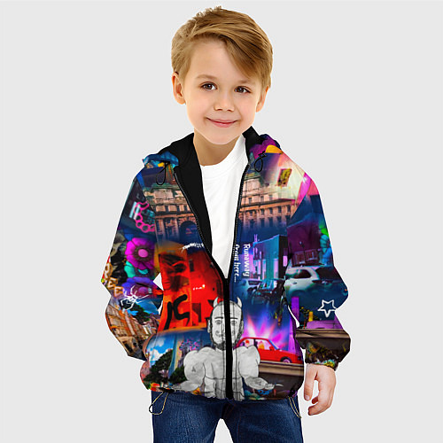 Детская куртка Runaway / 3D-Черный – фото 4