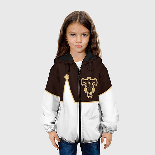 Детская куртка Черный Клевер: Мантия / 3D-Черный – фото 3