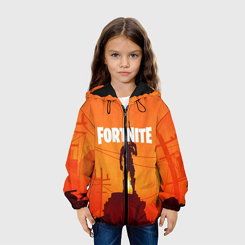 Детская куртка Fortnite / 3D-Черный – фото 3
