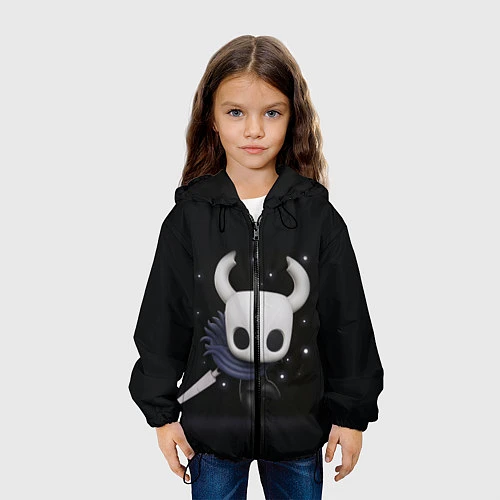 Детская куртка Hollow Knight / 3D-Черный – фото 3
