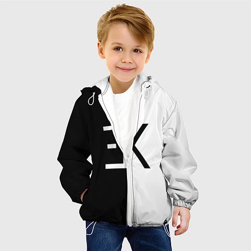 Детская куртка Егор Крид: ЕК / 3D-Белый – фото 4