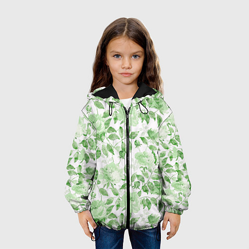 Детская куртка Пышная растительность / 3D-Черный – фото 3