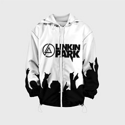 Куртка с капюшоном детская LINKIN PARK, цвет: 3D-белый