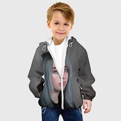Куртка с капюшоном детская Billie Eilish: Ocean Eyes, цвет: 3D-белый — фото 2