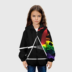 Куртка с капюшоном детская PINK FLOYD, цвет: 3D-черный — фото 2