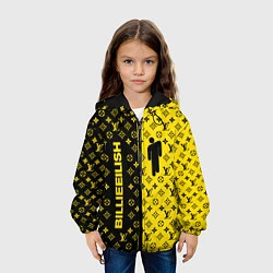 Куртка с капюшоном детская BILLIE EILISH x LV Yellow, цвет: 3D-черный — фото 2