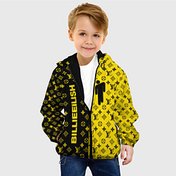 Куртка с капюшоном детская BILLIE EILISH x LV Yellow, цвет: 3D-черный — фото 2
