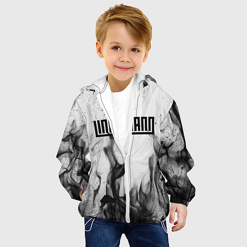 Детская куртка LINDEMANN: Black Fire / 3D-Белый – фото 4