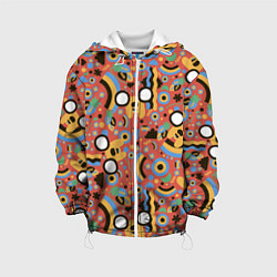 Куртка с капюшоном детская Время приключений Jake, цвет: 3D-белый